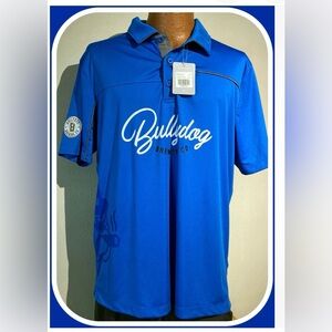 Men's Bullydog Brewing Co Olympic Blue Polo Shirt